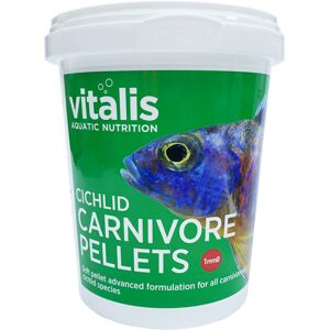 Vitalis Aquatic Nutrition (1mm, 260g) Vitalis Cichlid Carnivore Pellets Aquarium Fish Tank South American Vitalis Aquatic Nutrition (1mm, 260g) Vitalis Cichlid Carnivore Pellets Aquarium Fish Tank South American