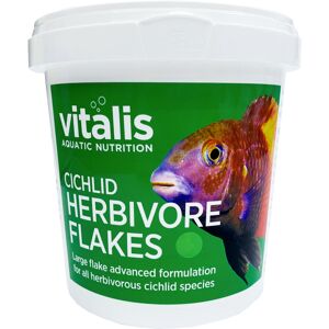 (90g) Vitalis Cichlid Herbivore Flake Aquarium Fish Tank Food (90g) Vitalis Cichlid Herbivore Flake Aquarium Fish Tank Food