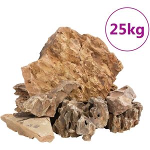vidaXL Brown Dragon Stones 25 kg - Rock vidaXL Brown Dragon Stones 25 kg - Rock