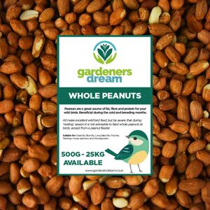Gardeners Dream GardenersDream Whole Peanuts - Fresh Premium Wild Bird Seed Garden Food Nut Feed Gardeners Dream GardenersDream Whole Peanuts - Fresh Premium Wild Bird Seed Garden Food Nut Feed