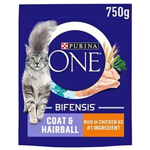 Purina Coat And Hairball Adult Dry Cat Food With Chicken 4x750g Purina Coat And Hairball Adult Dry Cat Food With Chicken 4x750g