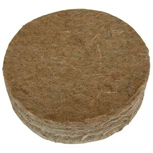 Supa Jute Canary Nesting Felt - Size 5-Inch - Pack of 10 - Natural Fibre Mat Supa Jute Canary Nesting Felt - Size 5-Inch - Pack of 10 - Natural Fibre Mat