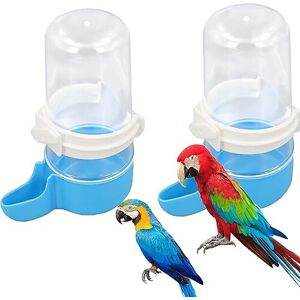 NINGVIHE Automatic Bird Waterer Feeder,Bird Water Dispenser for Cage,2PCS No Mess Bird Fe NINGVIHE Automatic Bird Waterer Feeder,Bird Water Dispenser for Cage,2PCS No Mess Bird Fe