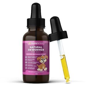 BUDDY'S BEST Natural Dewormer for Dogs 100% Natural Contains 3 Medicinal Herbs Supports BUDDY'S BEST Natural Dewormer for Dogs 100% Natural Contains 3 Medicinal Herbs Supports