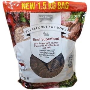 1.5Kg Irish Rover Superfoods Dog Treats Beef Burger Quinoa Beet Kelp 1.5Kg Irish Rover Superfoods Dog Treats Beef Burger Quinoa Beet Kelp
