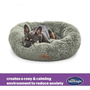 (Small/Medium, Sage) Silentnight Calming Donut Pet Bed Round Soft Doghnout Cushi (Small/Medium, Sage) Silentnight Calming Donut Pet Bed Round Soft Doghnout Cushi