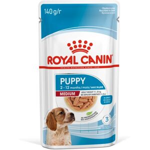 Royal Canin Health Nutrition Medium Puppy Wet Multipack Gravy 40x140g Royal Canin Health Nutrition Medium Puppy Wet Multipack Gravy 40x140g