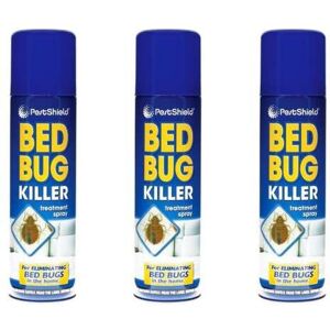 PestShield PetShield Bed Bug Killer Treatment Spray 200ML (Pack of 3) PestShield PetShield Bed Bug Killer Treatment Spray 200ML (Pack of 3)