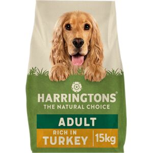 Harringtons Complete Dry Dog Food Turkey & Veg 15kg - Made with All Natural Ingr Harringtons Complete Dry Dog Food Turkey & Veg 15kg - Made with All Natural Ingr