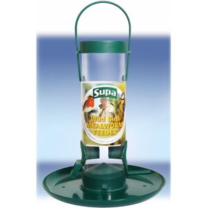 Supa Plastic 2 Port Mealworm Feeder & Tray Green 20cm (8'') (Pack of 6) Supa Plastic 2 Port Mealworm Feeder & Tray Green 20cm (8'') (Pack of 6)