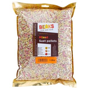 BEAKS Wild Bird Food (Mixed) Suet feed pellets for wild bird feeding 1.9kg BEAKS Wild Bird Food (Mixed) Suet feed pellets for wild bird feeding 1.9kg