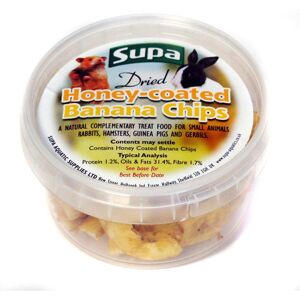 Supa Small Animal Treats Banana Chips 225ml (Pack of 6) Supa Small Animal Treats Banana Chips 225ml (Pack of 6)