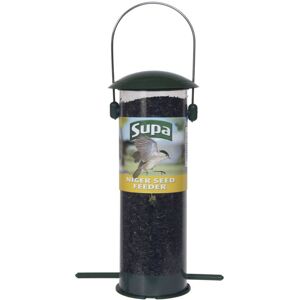 Supa Plastic 4 Port Niger Seed Feeder 20cm (8'') Supa Plastic 4 Port Niger Seed Feeder 20cm (8'')