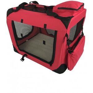 RayGar (Large) Pet Soft Carrier Crate Portable Foldable Red RayGar (Large) Pet Soft Carrier Crate Portable Foldable Red