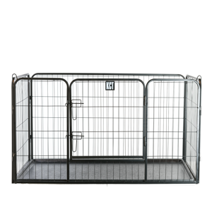 KCT Large Heavy Duty Pet Play Pen + Floor Indoor/Outdoor Metal Enclosure for Dog KCT Large Heavy Duty Pet Play Pen + Floor Indoor/Outdoor Metal Enclosure for Dog