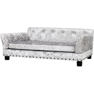 Bingopaw Luxury Pet Sofa Couch Soft Velvet Cover Wooden Frame Elevated Bed Bingopaw Luxury Pet Sofa Couch Soft Velvet Cover Wooden Frame Elevated Bed