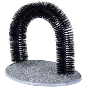 PETLICITY Cat Bristle Arch - Kitten Grooming Scratcher Fleece PETLICITY Cat Bristle Arch - Kitten Grooming Scratcher Fleece
