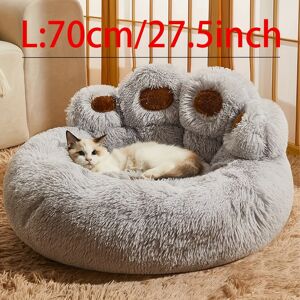 MDSRJONE (grey, L) Calming Donut Dog Bed - Soft Faux Fur Cat Bed - Machine Washable MDSRJONE (grey, L) Calming Donut Dog Bed - Soft Faux Fur Cat Bed - Machine Washable