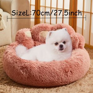 MDSRJONE (Pink, L) Calming Donut Dog Bed - Soft Faux Fur Cat Bed - Machine Washable MDSRJONE (Pink, L) Calming Donut Dog Bed - Soft Faux Fur Cat Bed - Machine Washable