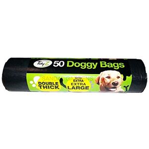 Tidyz 50 Pack Super Strong Extra Large Doggy Waste Bags with tie Handles Tidyz 50 Pack Super Strong Extra Large Doggy Waste Bags with tie Handles