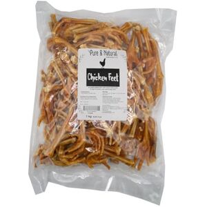 Pure NATURAL Pure N Pure & Natural Dog Treats Chicken Feet Bulk Box 1kg Pure NATURAL Pure N Pure & Natural Dog Treats Chicken Feet Bulk Box 1kg
