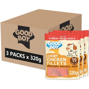 Good Boy - Chewy Chicken Fillets - Dog Treats - Made With 100% Natural Chicken B Good Boy - Chewy Chicken Fillets - Dog Treats - Made With 100% Natural Chicken B