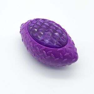 RYWOLT (Violet) Dog Ball Rugby Vocal Flash Pet Toy Rubber Interactive Teeth Cleaning Gr RYWOLT (Violet) Dog Ball Rugby Vocal Flash Pet Toy Rubber Interactive Teeth Cleaning Gr