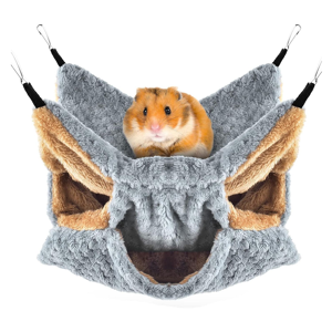 TAUOH moresk-Small Animals Hammock, Ferret Sugar Glider Triple Bunk Bed Cage Warm Plus TAUOH moresk-Small Animals Hammock, Ferret Sugar Glider Triple Bunk Bed Cage Warm Plus