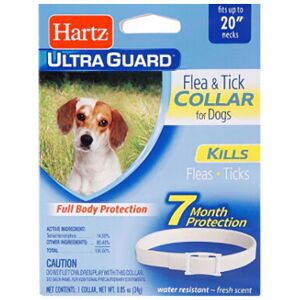 Hartz Mountain Corporaton 20" WHT Dog Flea Collar -80484 Hartz Mountain Corporaton 20" WHT Dog Flea Collar -80484