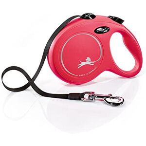 Flexi New Classic Tape Red Large 5m Retractable Dog Leash/Lead for dogs up to 50 Flexi New Classic Tape Red Large 5m Retractable Dog Leash/Lead for dogs up to 50