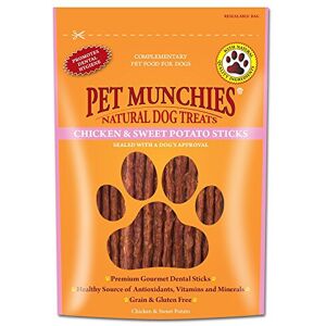 Pet Munchies Chicken and Sweet Potato Dog Treats, Healthy Grain Free Dental Stic Pet Munchies Chicken and Sweet Potato Dog Treats, Healthy Grain Free Dental Stic