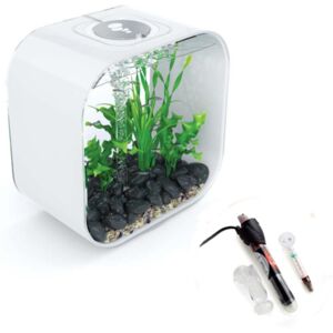 biOrb LIFE 30L White Aquarium Fish Tank with Multi Colour LED Lighting and Heate biOrb LIFE 30L White Aquarium Fish Tank with Multi Colour LED Lighting and Heate