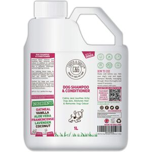 C&G Pets Dog Shampoo & Conditioner 1L Anti-Bacterial Anti-Fungal Calms & Soothes Itch C&G Pets Dog Shampoo & Conditioner 1L Anti-Bacterial Anti-Fungal Calms & Soothes Itch