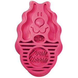KONG ZoomGroom Red - Dog Brush for Grooming and Shampooing - Large Dogs KONG ZoomGroom Red - Dog Brush for Grooming and Shampooing - Large Dogs