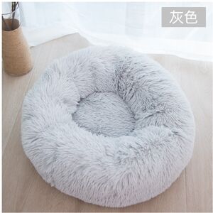 Unbranded (Gray, 50cm/19.69in) Pet Nest Pet Supplies Circular Soft Long Plush For Cats Dee Unbranded (Gray, 50cm/19.69in) Pet Nest Pet Supplies Circular Soft Long Plush For Cats Dee