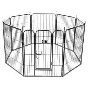 KCT Medium Metal Heavy Duty Pet Play Pen Indoor/Outdoor Foldable Enclosure Run f KCT Medium Metal Heavy Duty Pet Play Pen Indoor/Outdoor Foldable Enclosure Run f