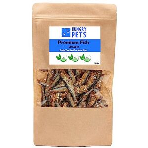 Hungry Hungry Hippos Premium Sprats, Fish Treat for Dog & Cats, 100g Hungry Hungry Hippos Premium Sprats, Fish Treat for Dog & Cats, 100g