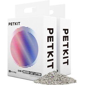 Petkit Strong Clumping Cat Litters, 5 in 1 Mixed Cat Litter, 14 Litres Unscented Ultra Petkit Strong Clumping Cat Litters, 5 in 1 Mixed Cat Litter, 14 Litres Unscented Ultra