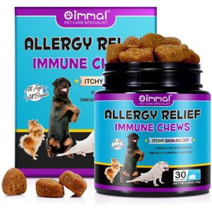 Uocasi Itch and Immune Chews for Dogs, Pet Allergy Relief Immunity Treats, Dog Itchy Sk Uocasi Itch and Immune Chews for Dogs, Pet Allergy Relief Immunity Treats, Dog Itchy Sk