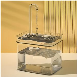 XYLFLY (Transparent) 1.5L Cat Water Fountain USB Power Pet Water Dispenser Cat Drinking XYLFLY (Transparent) 1.5L Cat Water Fountain USB Power Pet Water Dispenser Cat Drinking