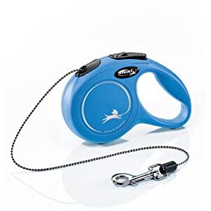 Flexi New Classic Cord Blue Extra Small 3m Retractable Dog Leash/Lead for dogs u Flexi New Classic Cord Blue Extra Small 3m Retractable Dog Leash/Lead for dogs u