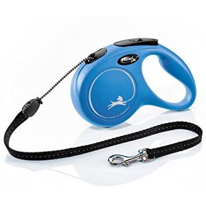 Flexi New Classic Cord Blue Medium 5m Retractable Dog Leash/Lead for dogs up to Flexi New Classic Cord Blue Medium 5m Retractable Dog Leash/Lead for dogs up to