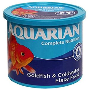 AQUARIAN Complete Nutrition, Aquarium Goldfish Food, Flakes Also Suitable for Sm AQUARIAN Complete Nutrition, Aquarium Goldfish Food, Flakes Also Suitable for Sm