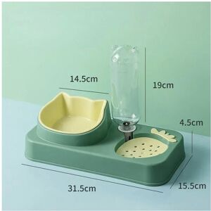 Unbranded (F) Pet Cat Bowl Automatic Feeder 3-in-1 Dog Cat Food Bowl With Water Fountain D Unbranded (F) Pet Cat Bowl Automatic Feeder 3-in-1 Dog Cat Food Bowl With Water Fountain D