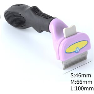 VEISHET (Pink S) Deshedding Pet Tool Cat Grooming Brush Dog Hair Shedding Remover Abs Ma VEISHET (Pink S) Deshedding Pet Tool Cat Grooming Brush Dog Hair Shedding Remover Abs Ma