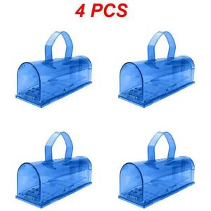 Unbranded (Style C 4pcs) 1~4PCS Plastic Mouse Trap Live Catcher Reusable Kids Pets Safe Pe Unbranded (Style C 4pcs) 1~4PCS Plastic Mouse Trap Live Catcher Reusable Kids Pets Safe Pe