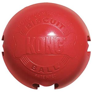 Kong - Biscuit Ball - Durable Rubber Treat Dispensing Toy - for Large Dogs Kong - Biscuit Ball - Durable Rubber Treat Dispensing Toy - for Large Dogs