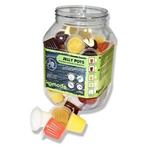 Komodo Pack of 10 Jelly Pots/Geckos/Insects/Beetles/Millipedes/Lizards/Parrots/Rodents/ Komodo Pack of 10 Jelly Pots/Geckos/Insects/Beetles/Millipedes/Lizards/Parrots/Rodents/