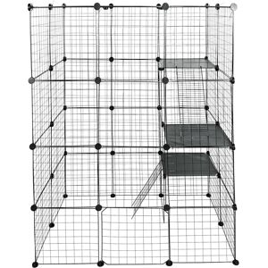 Gr8 Home Large 4 Tier Cat Cage Playpen Enclosure Pet Kennel Metal Wire Crate Gr8 Home Large 4 Tier Cat Cage Playpen Enclosure Pet Kennel Metal Wire Crate