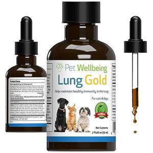Pet Wellbeing Lung Gold for Cats - Vet-Formulated - Lung & Respiratory Immune Support, Open Ai Pet Wellbeing Lung Gold for Cats - Vet-Formulated - Lung & Respiratory Immune Support, Open Ai